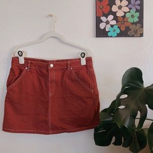 Rust Red Skirt • Large